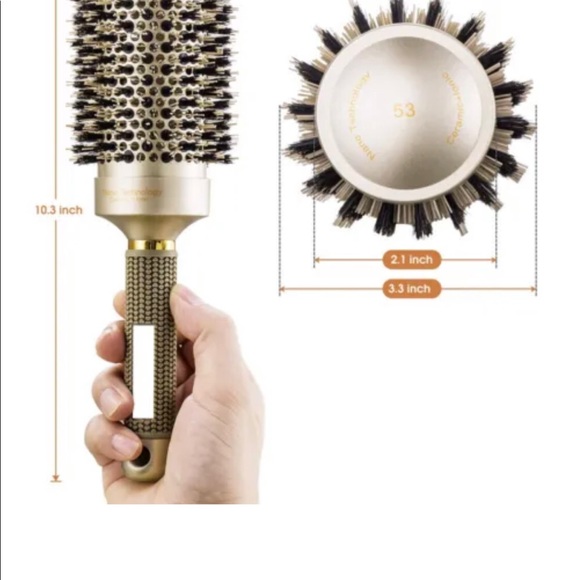 AIMIKE Round Brush, Nano Thermal Ceramic & Ionic Tech Hair Brush, Round Barre... - Picture 9 of 10